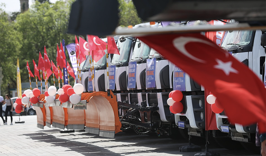 LES VÉHICULES DE KADEME SONT À KAYSERİ KOCASİNAN